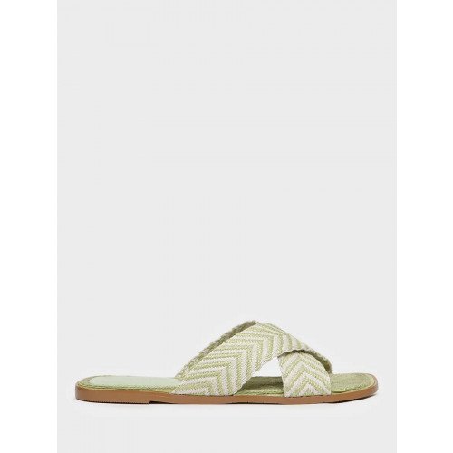 Сабо зеленые El Tempo текстиль Женские LE015_02TP-GN "LE015_02TP-GN" 4