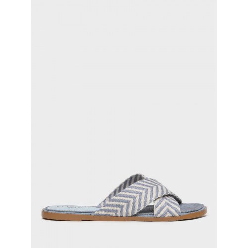 Сабо голубые El Tempo текстиль Женские LE015_02TP-BU "LE015_02TP-BU" 3