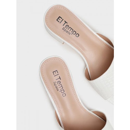 Сабо белые El Tempo к.кожа Женские CVS198_A-8-01_WHITE "CVS198_A-8-01_WHITE" 2