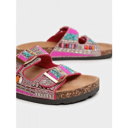 Сабо фуксия El Tempo текстиль Женские CVS199_A-13-02_FUXIA "CVS199_A-13-02_FUXIA" 2