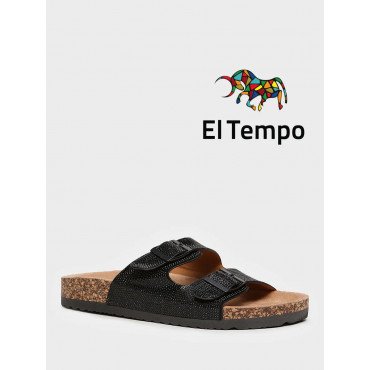 Сабо черные El Tempo к.кожа Женские CVS199_A-12-02_BLACK "CVS199_A-12-02_BLACK" 1