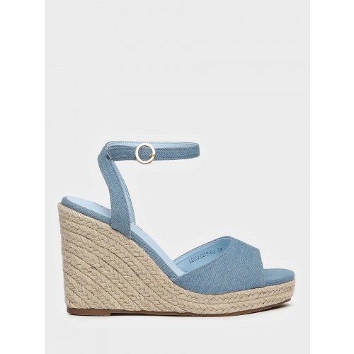 Босоножки голубые El Tempo кожа искусственная Женские LE002_02TP-BU "LE002_02TP-BU" 3