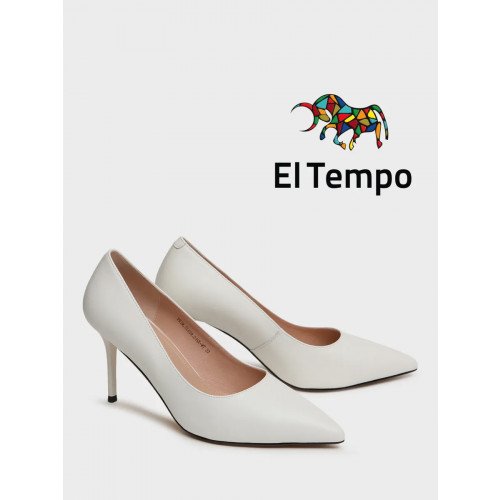 Туфли белые El Tempo кожа натуральная Женские TL039_01SK-WT "TL039_01SK-WT" 1