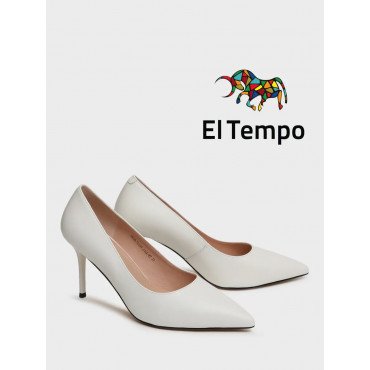 Туфли белые El Tempo кожа натуральная Женские TL039_01SK-WT "TL039_01SK-WT" 1