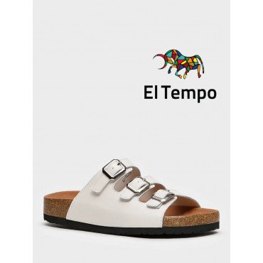 Сабо белые El Tempo кожа натуральная Женские XH115_02_06_SP (El Tempo) XH115_02_06_SP (El Tempo)