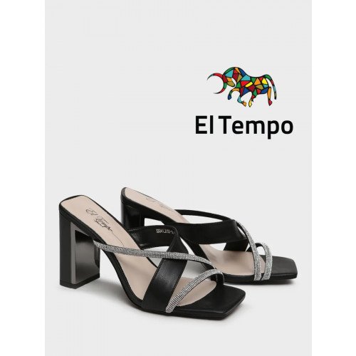 Сабо черные El Tempo кожа натуральная Женские XX041_01SP-BL-V "XX041_01SP-BL-V" 2