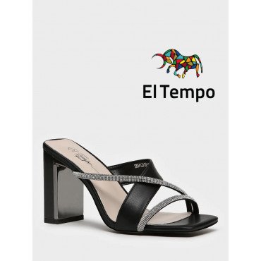 Сабо черные El Tempo кожа натуральная Женские XX041_01SP-BL-V XX041_01SP-BL-V