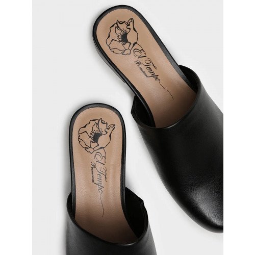 Сабо черные El Tempo кожа натуральная Женские ZJ029_02ST-BL-V "ZJ029_02ST-BL-V" 2