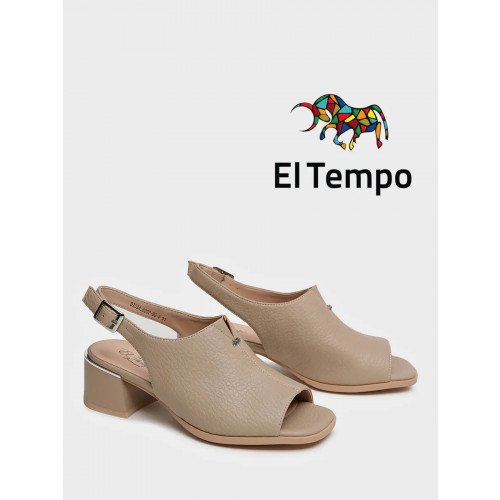 Босоножки бежевые El Tempo кожа натуральная Женские DI034_02SP-BG-V "DI034_02SP-BG-V" 1