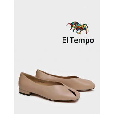 Туфли бежевые El Tempo кожа натуральная Женские LD021_02KP-BG LD021_02KP-BG