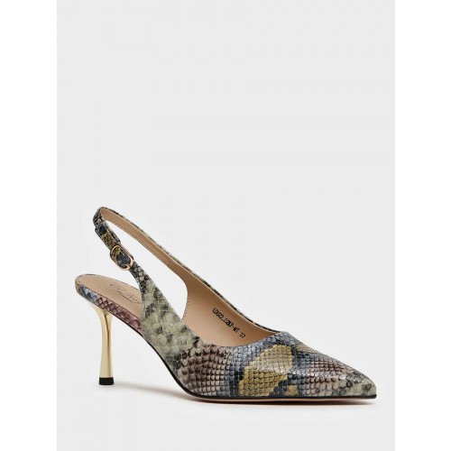 Туфли бежевые меланж El Tempo кожа натуральная Женские LD022_02KP-MT "LD022_02KP-MT" 3