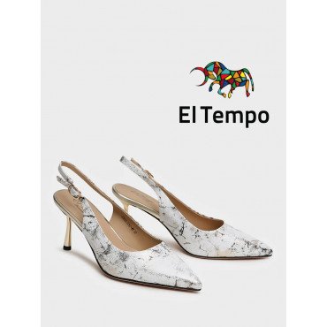 Туфли белые El Tempo кожа натуральная Женские LD022_02KP-WT LD022_02KP-WT
