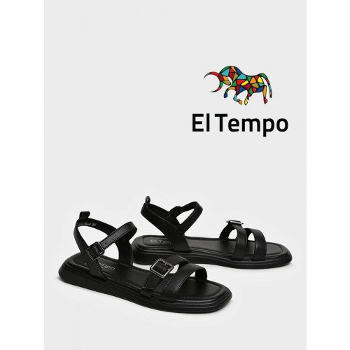 Сандалии черные El Tempo кожа натуральная Женские CJON44_01SP-BL-V "CJON44_01SP-BL-V" 1