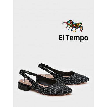 Туфли черные El Tempo кожа натуральная Женские DI048_03SP-BL-V DI048_03SP-BL-V