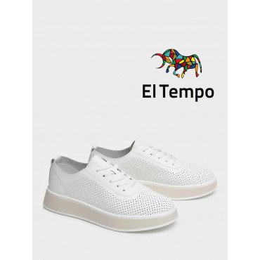 Полуботинки белые El Tempo кожа натуральная Женские BW011_01SU-WT-V BW011_01SU-WT-V