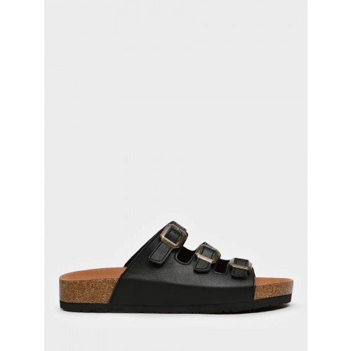 Сабо черные El Tempo кожа натуральная Женские XH115_02_01_SP (El Tempo) "XH115_02_01_SP (El Tempo)" 3