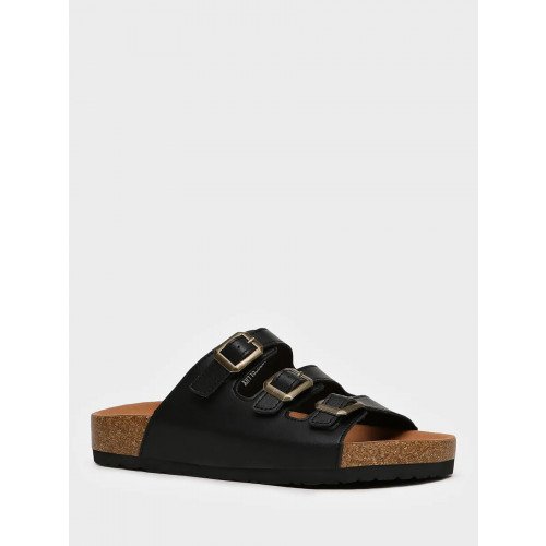 Сабо черные El Tempo кожа натуральная Женские XH115_02_01_SP (El Tempo) "XH115_02_01_SP (El Tempo)" 4