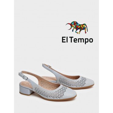 Туфли голубые El Tempo кожа натуральная Женские DI031_01SP-BU-V DI031_01SP-BU-V