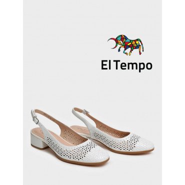Туфли белые El Tempo кожа натуральная Женские DI031_01SP-WT-V DI031_01SP-WT-V