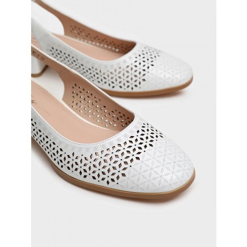 Туфли белые El Tempo кожа натуральная Женские DI031_01SP-WT-V "DI031_01SP-WT-V" 2