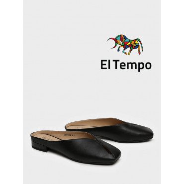 Сабо черные El Tempo кожа натуральная Женские LD021_03SK-BL LD021_03SK-BL