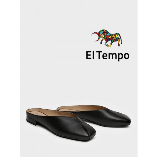 Сабо черные El Tempo кожа натуральная Женские LD021_03KP-BL "LD021_03KP-BL" 2