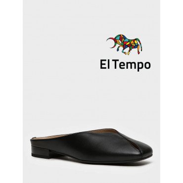 Сабо черные El Tempo кожа натуральная Женские LD021_03KP-BL LD021_03KP-BL