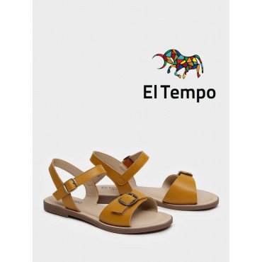 Сандалии желтые El Tempo кожа натуральная Женские MD050_01_14_SP MD050_01_14_SP