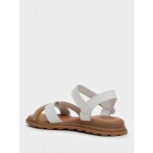 Сандалии белые El Tempo кожа натуральная Женские MD043_01_06_SP "MD043_01_06_SP" 4