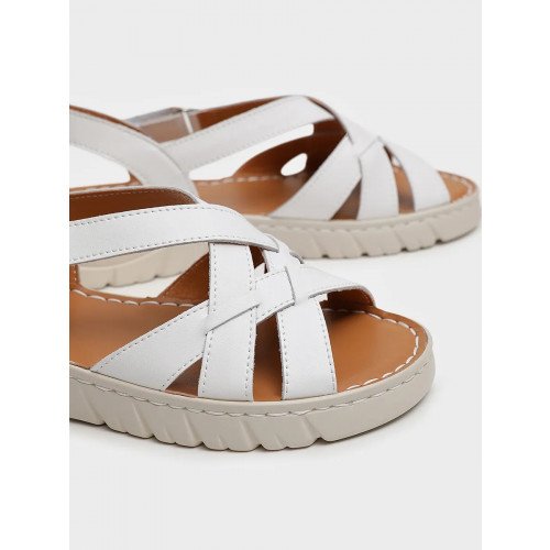 Сандалии белые El Tempo кожа натуральная Женские PM511_01_06_SP (El Tempo) "PM511_01_06_SP (El Tempo)" 3