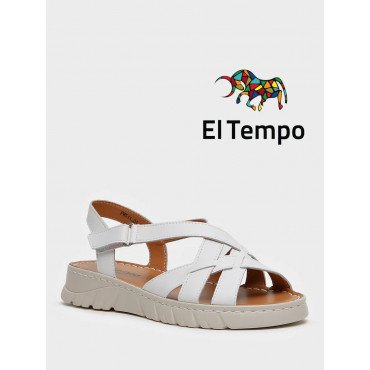 Сандалии белые El Tempo кожа натуральная Женские PM511_01_06_SP (El Tempo) PM511_01_06_SP (El Tempo)