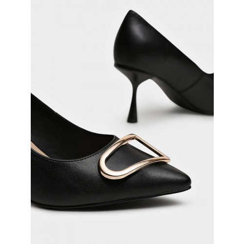 Туфли черные El Tempo кожа натуральная Женские KK053_02SK-BL-V "KK053_02SK-BL-V" 2