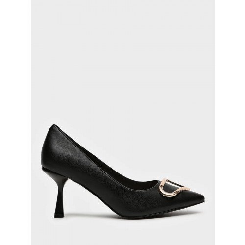 Туфли черные El Tempo кожа натуральная Женские KK053_02SK-BL-V "KK053_02SK-BL-V" 4