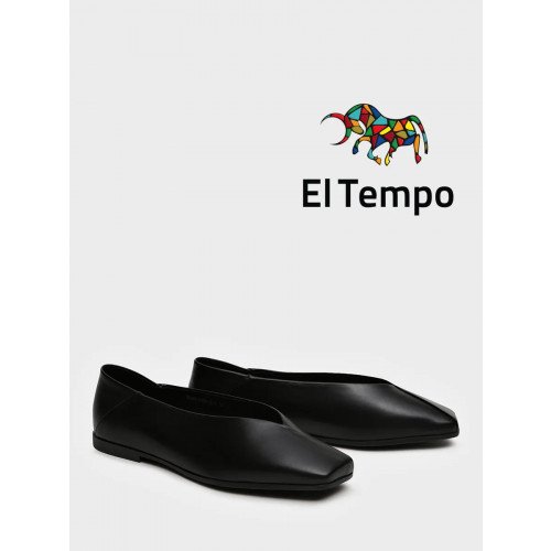 Туфли черные El Tempo К.Кожа Женские XX058_01SU-BL-V "XX058_01SU-BL-V" 1