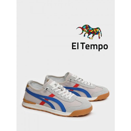 Кроссовки серые El Tempo Текстиль/Спилок Мужские SE019_01TT-BU "SE019_01TT-BU" 1
