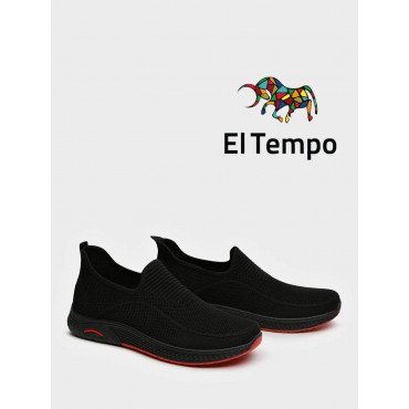 Кроссовки черные El Tempo текстиль Мужские CSV2-2_TZM-E05_BLACK CSV2-2_TZM-E05_BLACK