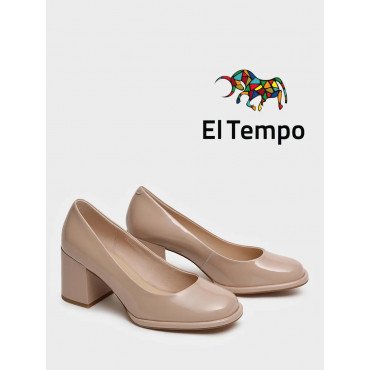Туфли бежевые El Tempo лак натуральные Женские XX072_01LK-BG-V XX072_01LK-BG-V