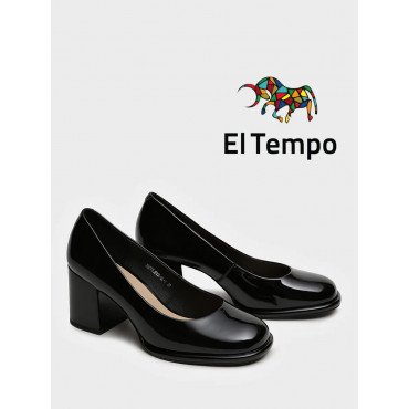 Туфли черные El Tempo кожа натуральная Женские XX072_01SK-BL-V XX072_01SK-BL-V