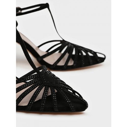 Босоножки черные El Tempo текстиль Женские XX065_02TP-BL-V "XX065_02TP-BL-V" 3