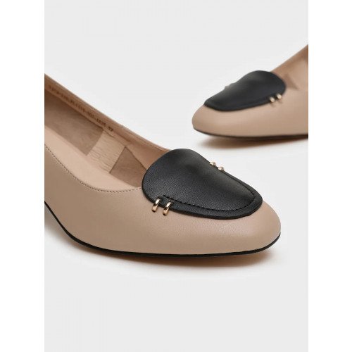 Туфли светло-бежевые El Tempo кожа натуральная Женские VIC3-210_EL1171-302-A675_BEIGE "VIC3-210_EL1171-302-A675_BEIGE" 2