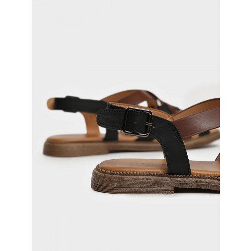 Сандалии черные El Tempo кожа натуральная Женские SL035_02SP-BL-V "SL035_02SP-BL-V" 3