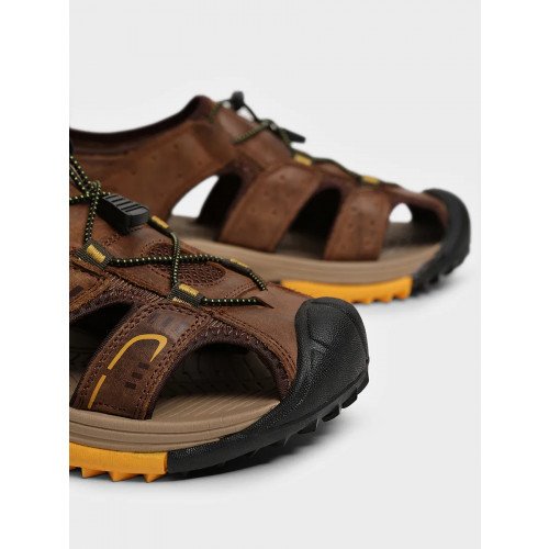 Сандалии коричневые El Tempo Кожа натуральная/текстиль Мужские CFJ2-2_7232-2_BROWN "CFJ2-2_7232-2_BROWN" 3