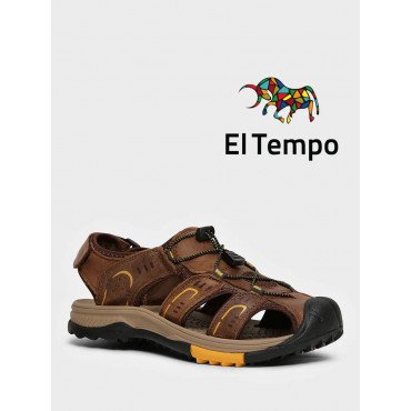 Сандалии коричневые El Tempo Кожа натуральная/текстиль Мужские CFJ2-2_7232-2_BROWN CFJ2-2_7232-2_BROWN