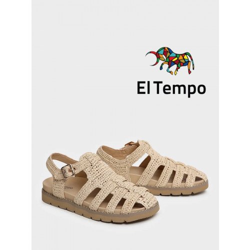 Сандалии песочные El Tempo текстиль Женские SL058_02TP-SD-V "SL058_02TP-SD-V" 2