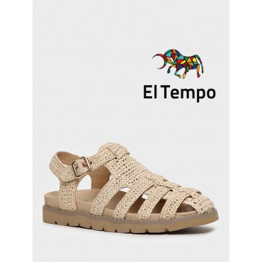 Сандалии песочные El Tempo текстиль Женские SL058_02TP-SD-V SL058_02TP-SD-V