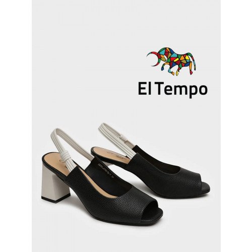 Босоножки черные El Tempo без подкладки Женские XX050_01SU-BL-V "XX050_01SU-BL-V" 2