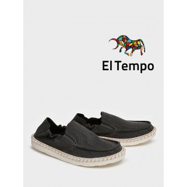 Мокасины черные El Tempo текстиль Мужские XB010_02TT-BL-L XB010_02TT-BL-L