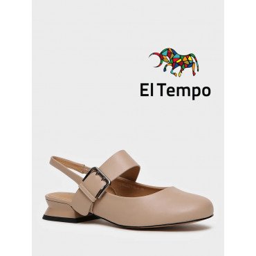 Туфли бежевые El Tempo кожа искусственная Женские XX063_02PP-BG-V XX063_02PP-BG-V