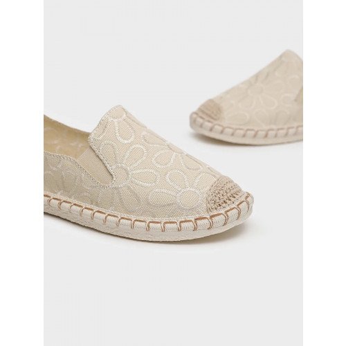 Эспадрильи бежевые El Tempo без подкладки Женские XB019_01TU-BG "XB019_01TU-BG" 2
