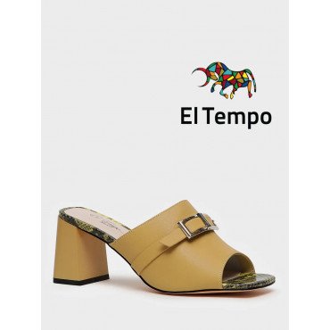 Сабо желтые El Tempo без подкладки Женские XX040_02SU-YE-V XX040_02SU-YE-V
